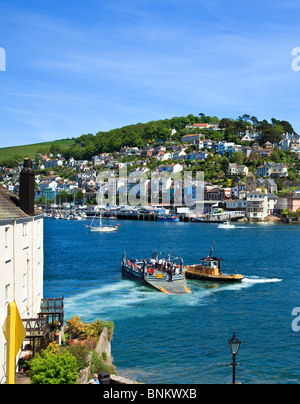 Dartmouth, Kingswear unteren Autofähre Stockfoto