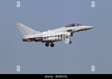 Bae Systeme Taifun Kämpfer im Endanflug Stockfoto