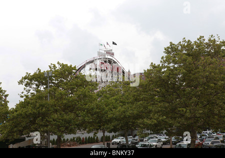 Astroland Rollercoaster Stockfoto