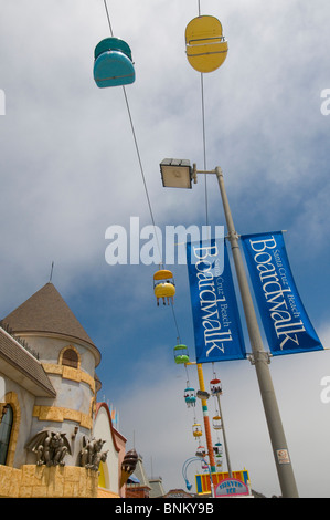 Santa Cruz Kalifornien Küste Vergnügungspark Stockfoto