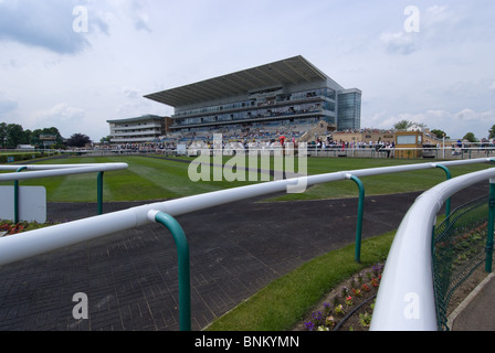 Tribüne in Doncaster Racecourse Stockfoto