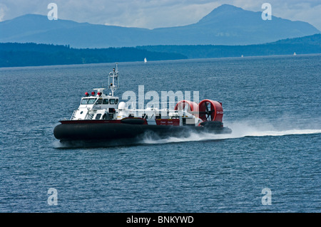 Kanadische Küstenwache Hovercraft Stockfoto