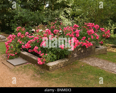 Das Grab von Frau Reginald Hargreaves 'Alice' in Carrolls "Alice im Wunderland" Lyndhurst Hampshire England UK Stockfoto