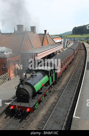 Dampfzug Ring Haw 0-6-0ST 1982 von Hunslet gebaut Stockfoto