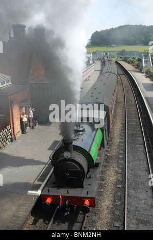 Dampfzug Ring Haw 0-6-0ST 1982 von Hunslet gebaut Stockfoto