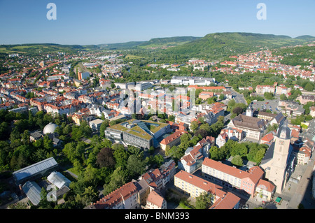 Blick Feld Aufnahme BRD Blick Blick Bundesrepublik Deutschland Europa Friedrich Friedrich-Schimmer-Universität Hauptgebäude Jena Stockfoto