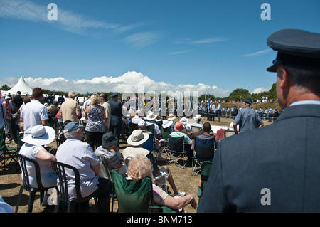 Zuschauer am 70. Jahrestag der Schlacht von Großbritannien Stockfoto