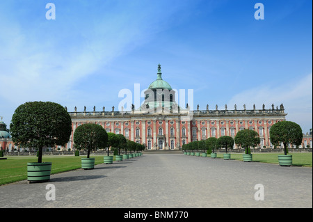 Neues Palais (neuer Palast) Park Sanssouci Potsdam Berlin Deutschland Deutschland Europa Stockfoto