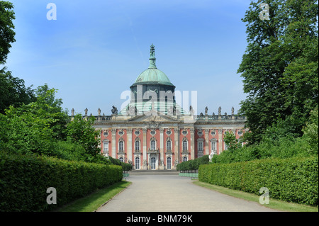 Neues Palais (neuer Palast) Park Sanssouci Potsdam Berlin Deutschland Deutschland Europa Stockfoto