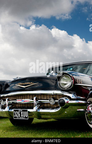 1957 Chevrolet Bel Air. Chevy. Amerikanische Oldtimer Stockfoto