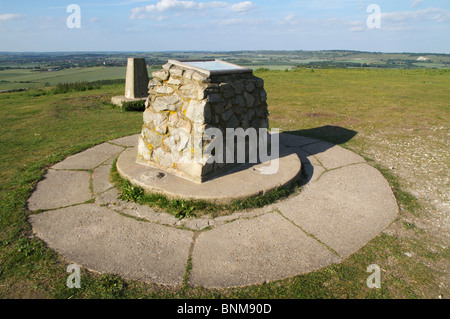 Ivinghoe Leuchtturm in der Nähe der Höhenweg in den Chiltern Hills, Buckinghamshire, England Stockfoto