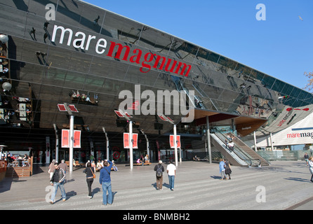 Einkaufszentrum Maremagnum. Moll De La Fusta. Barcelona. Spanien Stockfoto