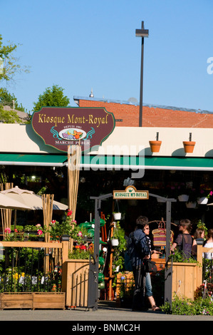 Blumenladen Sie Mont Royal Avenue Montreal Stockfoto