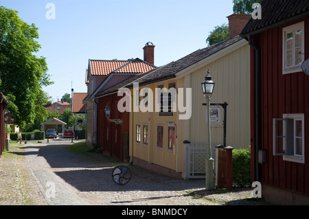 Museumsshop im Gamla Linköping Freilichtmuseum in Linköping, Schweden. Stockfoto