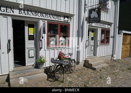 Museumsshop im Gamla Linköping Freilichtmuseum in Linköping, Schweden. Stockfoto