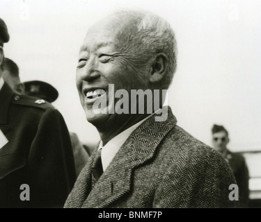 SYNGMAN RHEE (1875-1965), erster Präsident von Südkorea Stockfoto