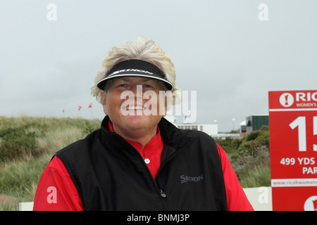 Dame Laura Jane Davies, DBE eine englische Profisgolferin beim 35. Ricoh Women's British Open im Royal Birkdale Golf Club, Southport, Merseyside, Großbritannien Stockfoto