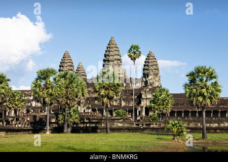 Kambodscha Fernost Asien Siem Reap Tempel Angkor Wat Tourist Tourismus Tempel Anordnung Reisen Ort von Interesse Wahrzeichen Stockfoto