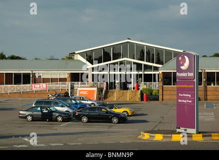 Watford Gap Dienstleistungen, M1 Autobahn, Northamptonshire, England, UK Stockfoto