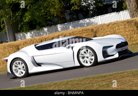 2008 Citroen GT Concept Car auf dem 2010 Goodwood Festival of Speed, Sussex, England, UK. Für das Videospiel Gran Turismo gebaut. Stockfoto