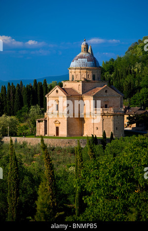 Madonna di San Biagio Church in der Nähe von Montepulciano Toskana Italien Stockfoto