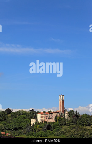 Italien Europa Europäische Westeuropa Architektur Gebäude italienischen Vicenza Veneto blauen Himmel Sommer Sommer Landschaft villa Stockfoto