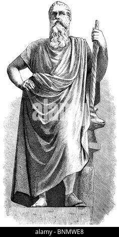 Benvenuto Cellini (1500-1571), italienischer Goldschmied, Bildhauer, Maler, Soldat und Musiker Stockfoto