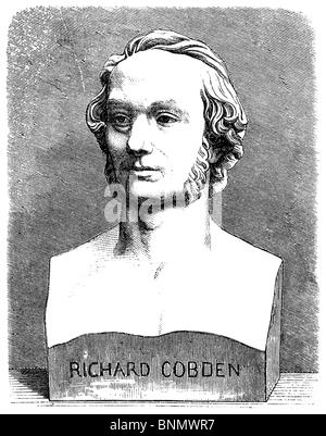 Richard Cobden (1804-1865), britischer Hersteller und Politiker Stockfoto