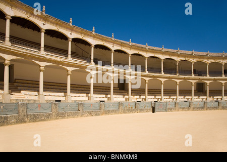 Plaza de Toros Stierkampfarena Ronda Corrida Goyesca Andalusien Spanien Stockfoto