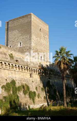 Die Normannisch-schwäbischen Burg von Bari, Italien Stockfoto