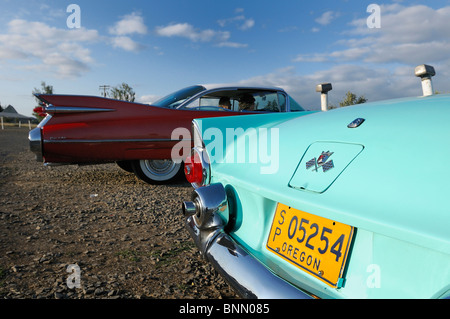 Oldtimer Auto Motor Vu fahren In Dallas Oregon USA 50ties, Stockfoto