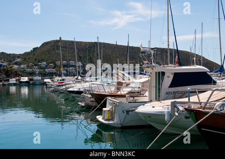 Fischen & Sportboote im Yachthafen von Moraira Costa Blanca Stockfoto