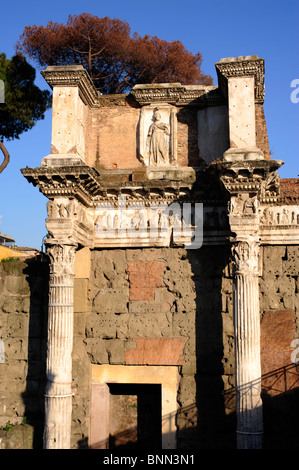 Italien, Rom, Nerva Forum, Minerva Tempel Stockfoto