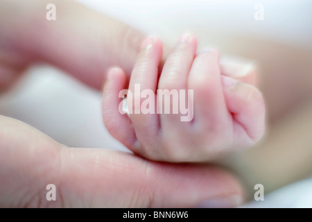 Vorzeitige Babys hand Stockfoto