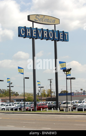 Selman Chevrolet in Orange, Kalifornien, USA. Stockfoto