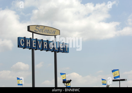 Selman Chevrolet in Orange, Kalifornien, USA. Stockfoto