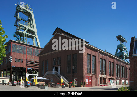 Deutschland Herten Ruhr Gebiet North Rhine-Westphalia Steinkohle Bergbau Bergbau-Tagebau Ewald 1/2/7 Welle 2 und Schacht 7 Welle Gebäude Stockfoto