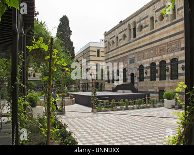 Damaskus-Syrien-Al-Azem-Palast Stockfoto