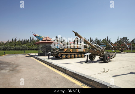 Damaskus Syria Panorama Militärmuseum zum Gedenken an den Jom Kippur- oder Oktoberkrieg und den 6-tägigen Krieg Stockfoto