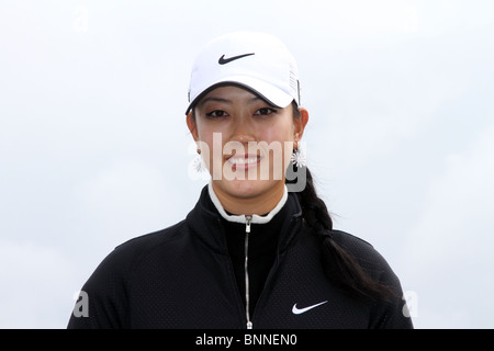 Michelle Sung wie Westamerikanische Profisgolferin bei den 35. Ricoh Women's British Open im Royal Birkdale Golf Club, Southport, Merseyside, Großbritannien Stockfoto