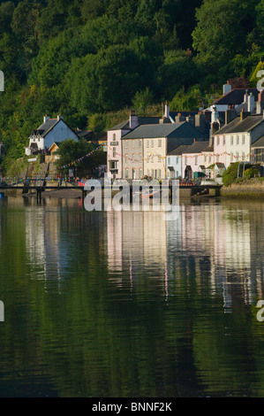 Das Dorf Dittisham neben dem Fluss Dart in Devon England UK Stockfoto