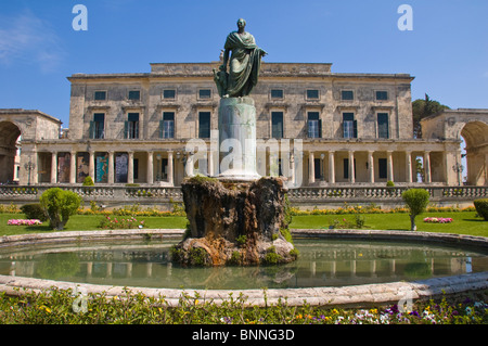 Fassade des Museums für asiatische Kunst in Korfu-Stadt auf der griechischen Insel Korfu Griechenland GR Stockfoto