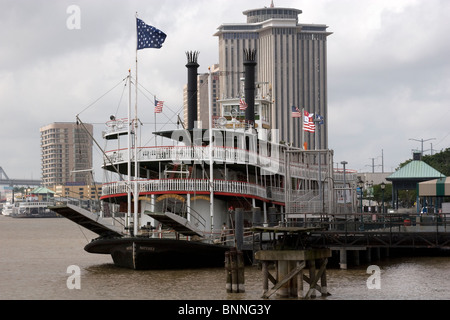 Natchez-Raddampfer auf dem Mississippi, New Orleans Stockfoto