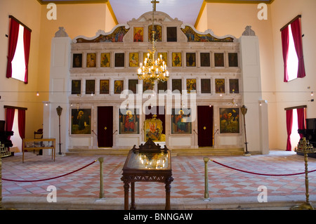 St. Georges Chapel in der alten Festung in Korfu-Stadt auf der griechischen Insel Korfu Griechenland GR Stockfoto