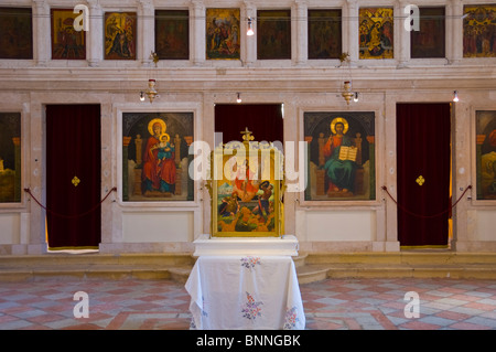 St. Georges Chapel in der alten Festung in Korfu-Stadt auf der griechischen Insel Korfu Griechenland GR Stockfoto