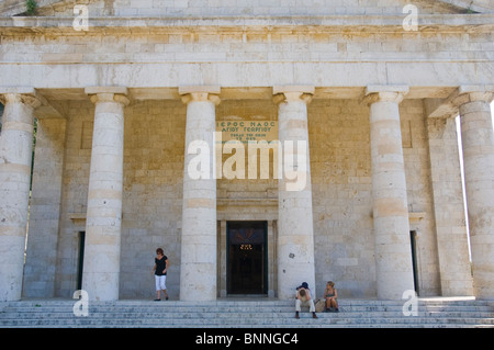 St. Georges Chapel auf der Festung in Korfu Altstadt auf der griechischen Insel Korfu Griechenland GR Stockfoto