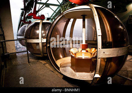 Seilbahn in Grenoble, Frankreich Stockfoto