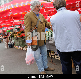 Zagreb, Kroatien. Dolac Markt für Obst und Gemüse Stockfoto