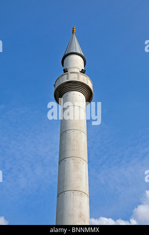 Architektur Deutschland Ditib Merkez Moschee Duisburg Duisburg-Marxloh Europa Gebäude Bau glauben Halbmond Stockfoto