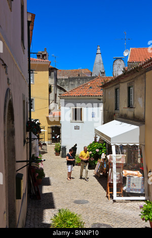 Fußgänger-Gasse in Sintra, Portugal Stockfoto